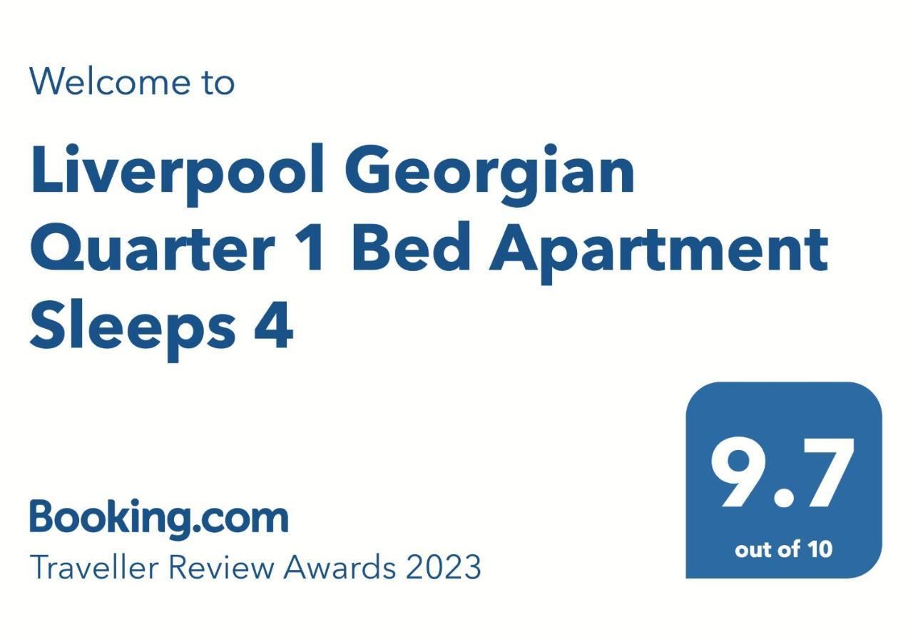 Liverpool Georgian Quarter 1 Bed Apartment Sleeps 4 Kültér fotó